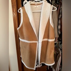 Faux Sherpa Vest